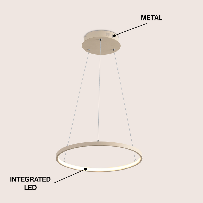 Brice  Modern Contemporary Iron Integrated LED Pendant