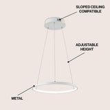 Brice  Modern Contemporary Iron Integrated LED Pendant