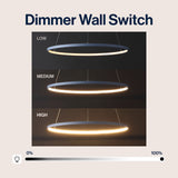 Brice  Modern Contemporary Iron Integrated LED Pendant