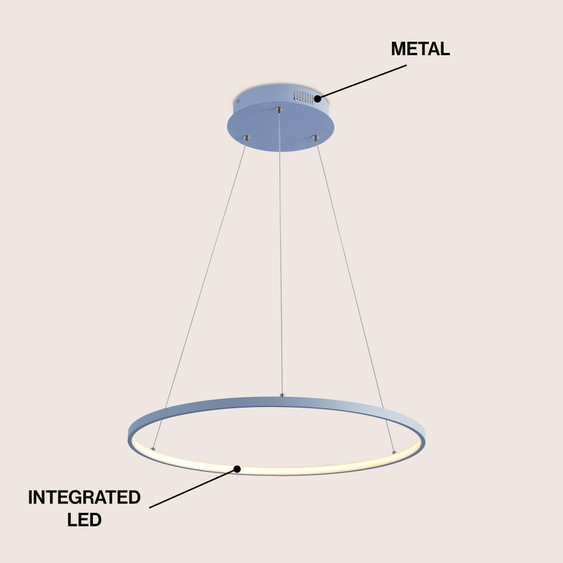 Brice  Modern Contemporary Iron Integrated LED Pendant