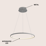 Brice  Modern Contemporary Iron Integrated LED Pendant