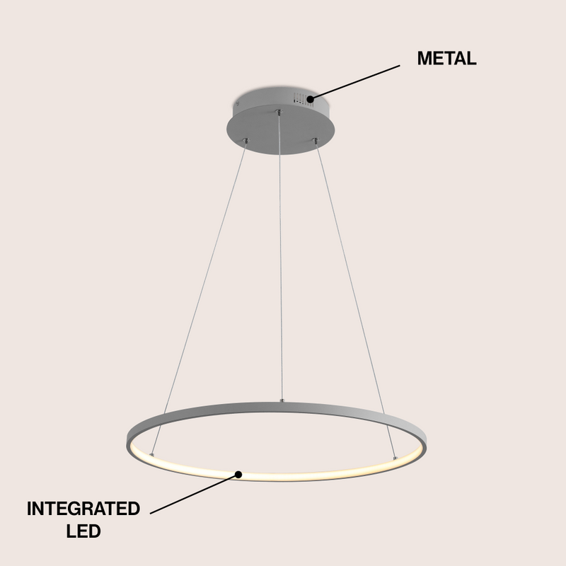 Brice  Modern Contemporary Iron Integrated LED Pendant
