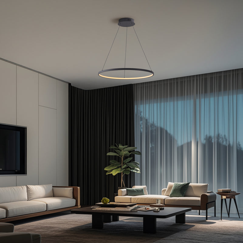 Brice  Modern Contemporary Iron Integrated LED Pendant