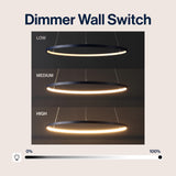 Brice  Modern Contemporary Iron Integrated LED Pendant