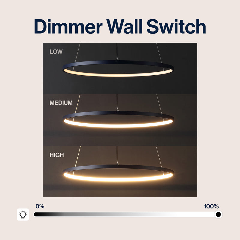 Brice  Modern Contemporary Iron Integrated LED Pendant