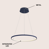 Brice  Modern Contemporary Iron Integrated LED Pendant