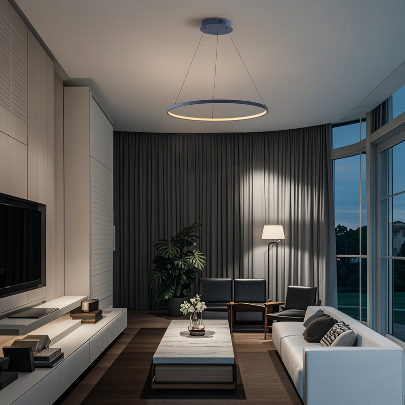 Brice  Modern Contemporary Iron Integrated LED Pendant