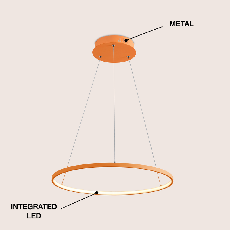 Brice  Modern Contemporary Iron Integrated LED Pendant