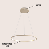 Brice  Modern Contemporary Iron Integrated LED Pendant