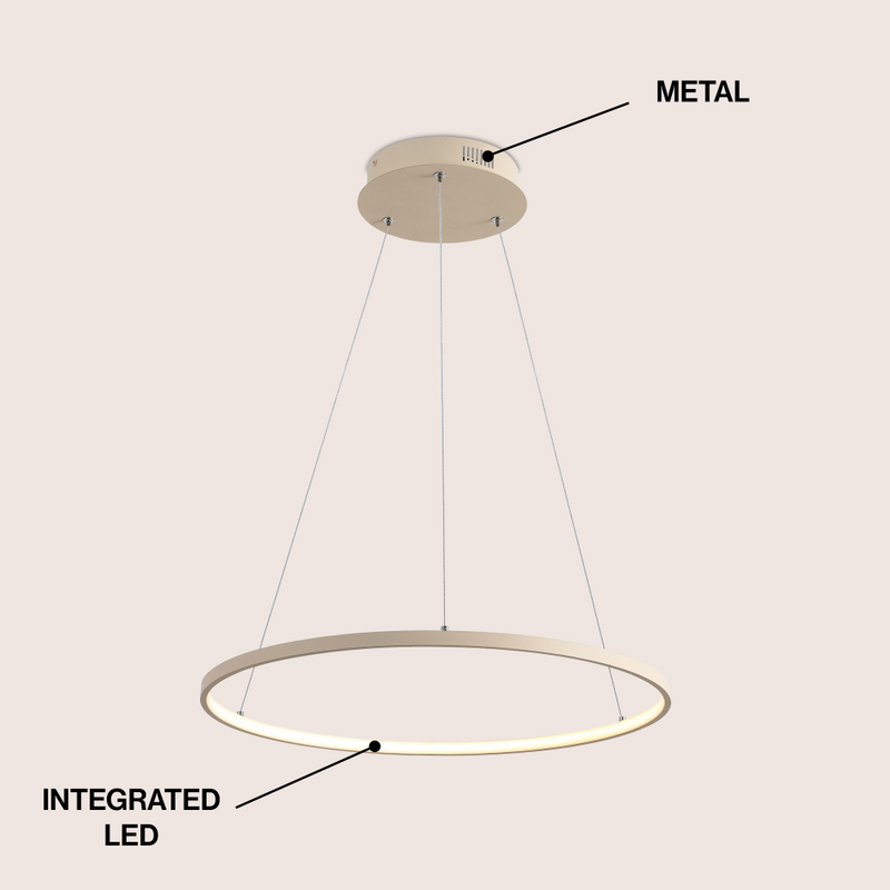 Brice  Modern Contemporary Iron Integrated LED Pendant