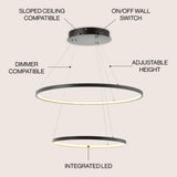 Brice  Modern Contemporary Iron Integrated LED Pendant