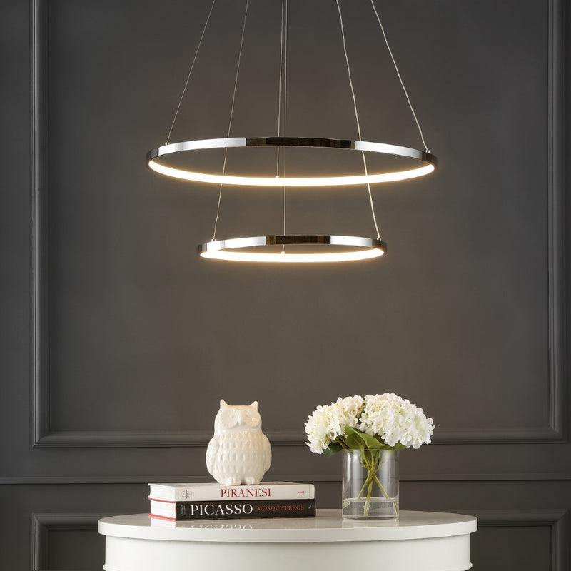 Brice  Modern Contemporary Iron Integrated LED Pendant