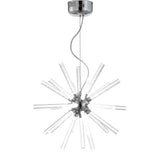 Soyuz 19.5" Adjustable Integrated LED Starburst Metal/Acrylic Pendant - JONATHAN Y