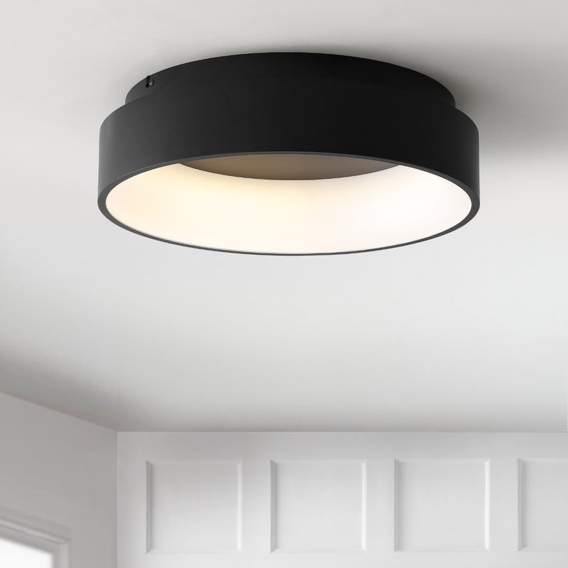 Ring 17.7" Integrated LED Flush Mount Ceiling Light - JONATHAN Y