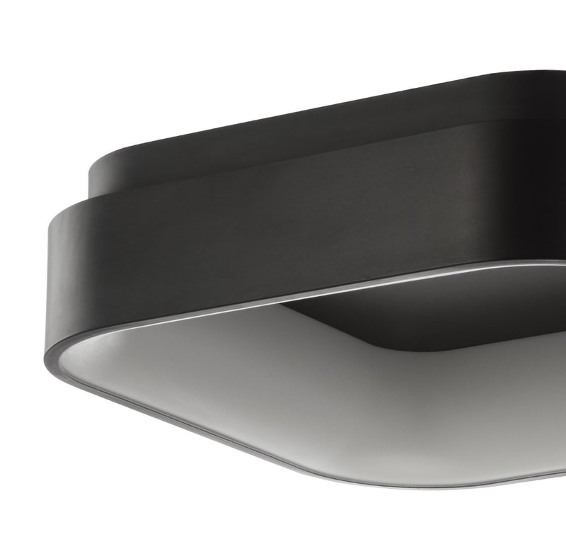 Rafael 17.7" Integrated LED Metal Flush Mount Ceiling Light - JONATHAN Y
