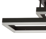 Turing 28" Geometric Integrated LED Metal Flush Mount - JONATHAN Y
