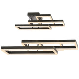 Turing 28" Geometric Integrated LED Metal Flush Mount - JONATHAN Y