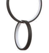 Loop 7.75" Adjustable Integrated LED Metal Ring Pendant - JONATHAN Y