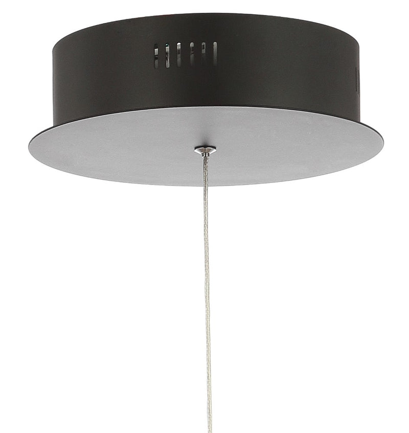 Orbit 16.5" Adjustable Integrated LED Metal Pendant - JONATHAN Y