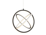 Orbit 16.5" Adjustable Integrated LED Metal Pendant - JONATHAN Y