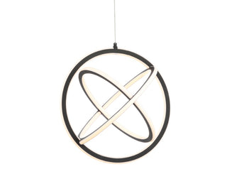 Orbit 16.5" Adjustable Integrated LED Metal Pendant - JONATHAN Y