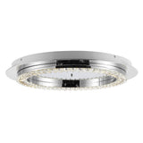 Cristal  Integrated Iron/Crystal Glam LED Flush Mount - JONATHAN Y
