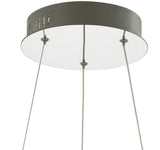 Reese 15.7" Adjustable Integrated LED Metal/Crystal Pendant Pendant - JONATHAN Y