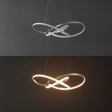 Alexia 25" Abstract Integrated LED Metal Adjustable Pendant
