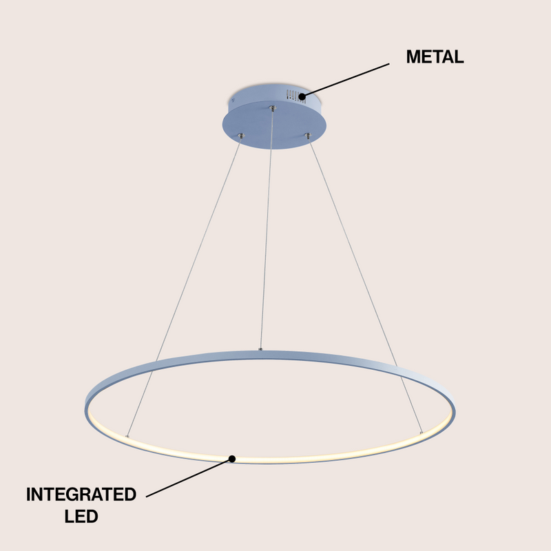 Brice  Modern Contemporary Iron Integrated LED Pendant