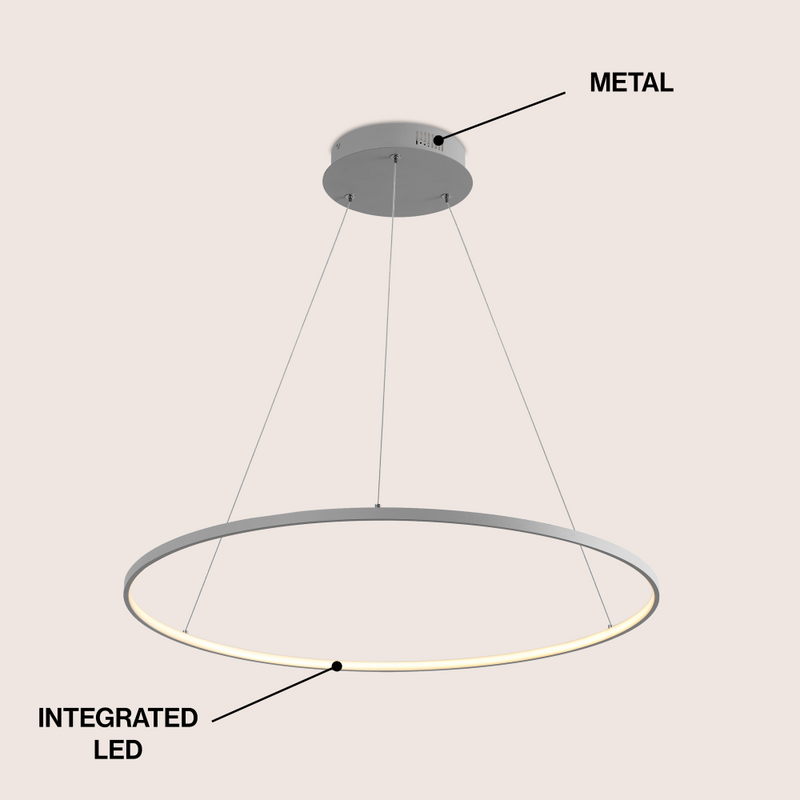 Brice  Modern Contemporary Iron Integrated LED Pendant