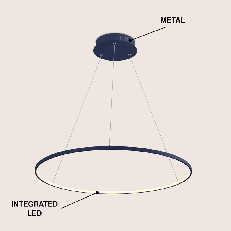 Brice  Modern Contemporary Iron Integrated LED Pendant