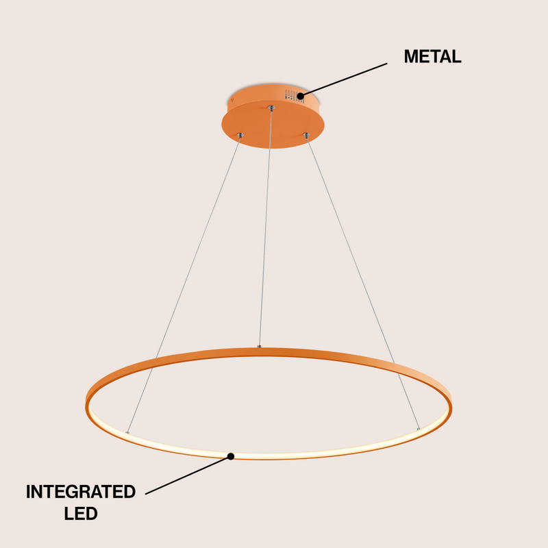 Brice  Modern Contemporary Iron Integrated LED Pendant