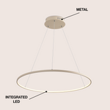 Brice  Modern Contemporary Iron Integrated LED Pendant