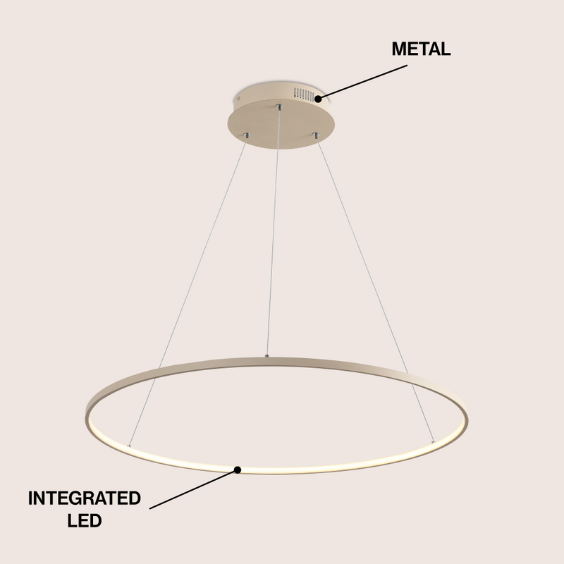 Brice  Modern Contemporary Iron Integrated LED Pendant