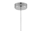 Bolha 4.75" Bubble Acrylic/Iron Modern Minimalist Integrated LED Pendant - JONATHAN Y