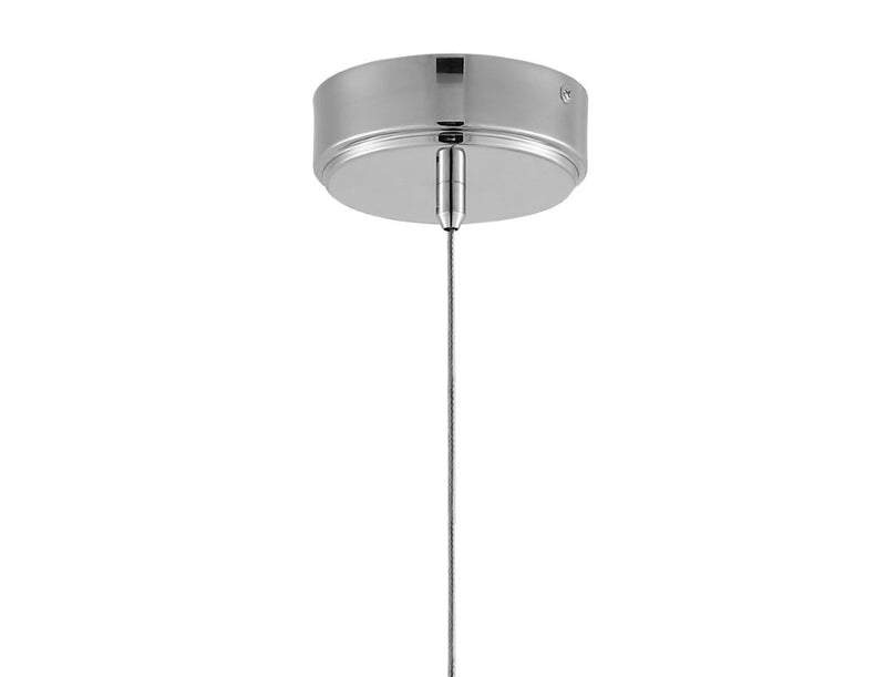 Bolha 4.75" Bubble Acrylic/Iron Modern Minimalist Integrated LED Pendant - JONATHAN Y