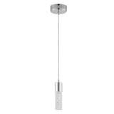Bolha 4.75" Bubble Acrylic/Iron Modern Minimalist Integrated LED Pendant - JONATHAN Y