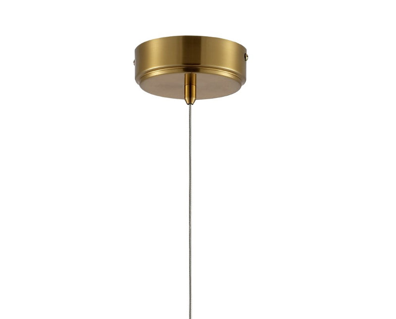 Bolha 4.75" Bubble Acrylic/Iron Modern Minimalist Integrated LED Pendant - JONATHAN Y