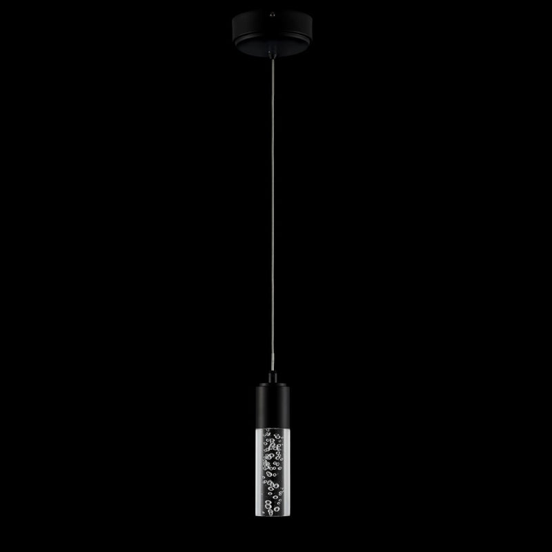 Bolha 4.75" Bubble Acrylic/Iron Modern Minimalist Integrated LED Pendant - JONATHAN Y