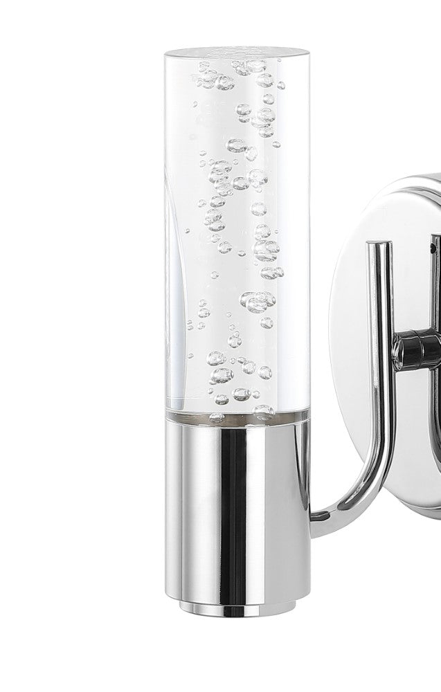Bolha Minimalist Modern Bubble Acrylic/Iron Integrated LED Vanity Light - JONATHAN Y
