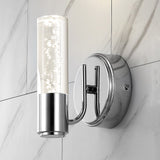 Bolha Minimalist Modern Bubble Acrylic/Iron Integrated LED Vanity Light - JONATHAN Y