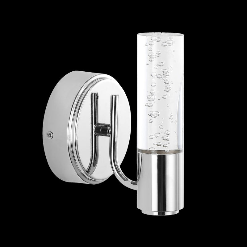 Bolha Minimalist Modern Bubble Acrylic/Iron Integrated LED Vanity Light - JONATHAN Y