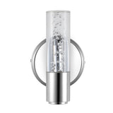 Bolha Minimalist Modern Bubble Acrylic/Iron Integrated LED Vanity Light - JONATHAN Y