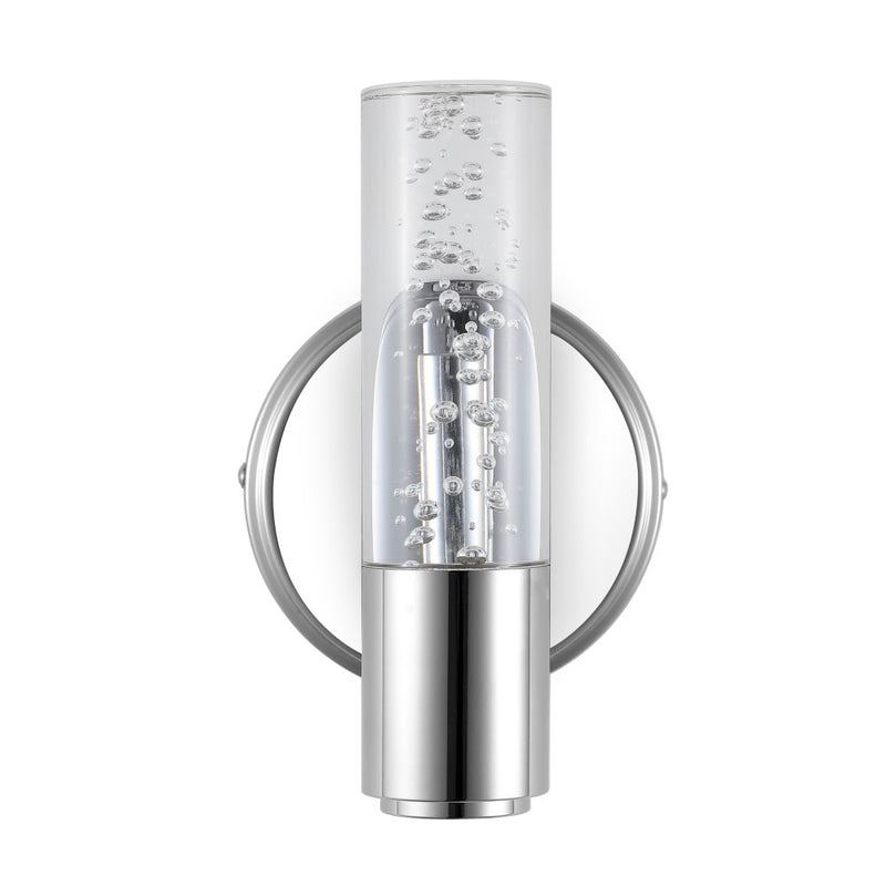 Bolha Minimalist Modern Bubble Acrylic/Iron Integrated LED Vanity Light - JONATHAN Y