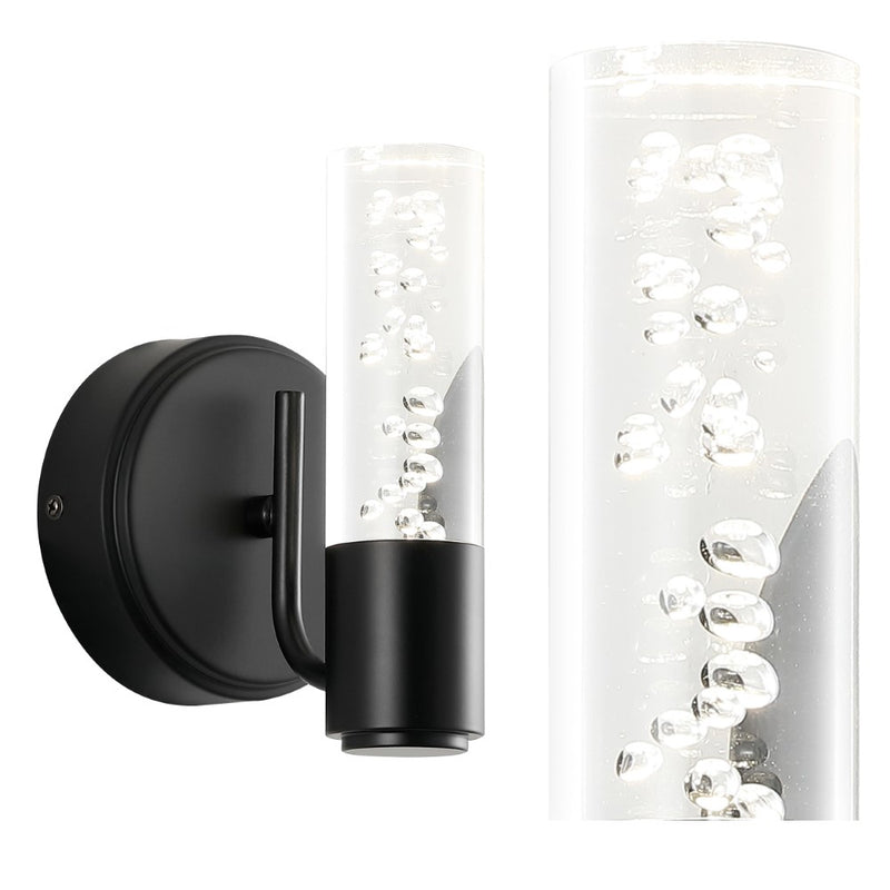 Bolha Minimalist Modern Bubble Acrylic/Iron Integrated LED Vanity Light