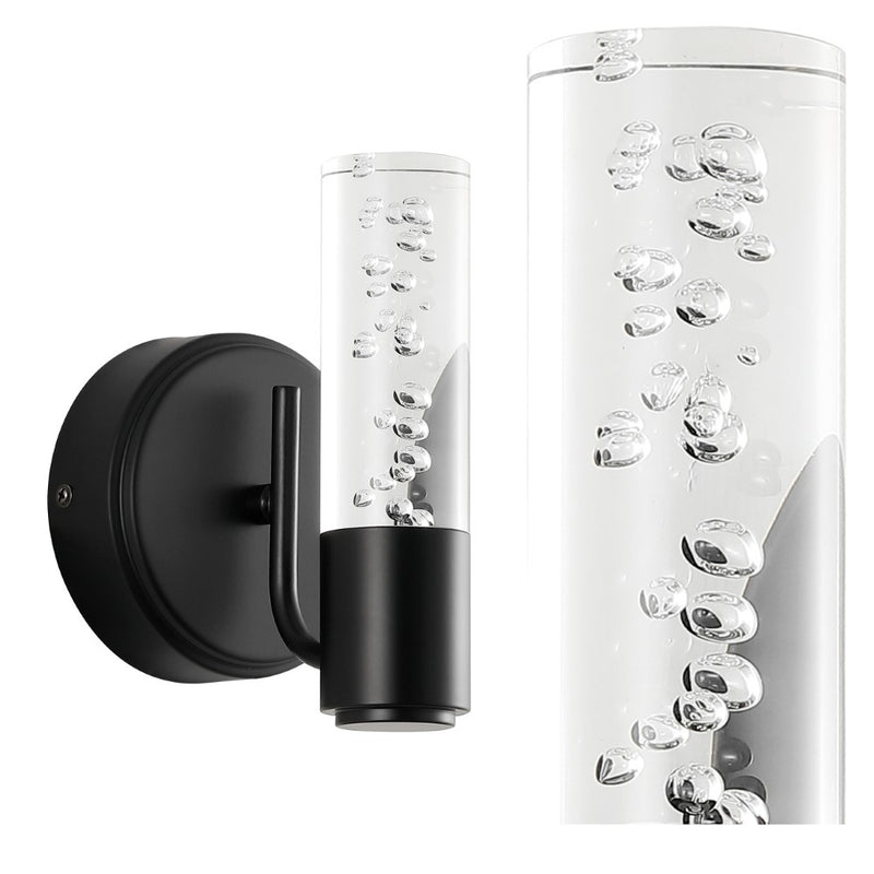 Bolha Minimalist Modern Bubble Acrylic/Iron Integrated LED Vanity Light