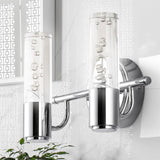 Bolha Minimalist Modern Bubble Acrylic/Iron Integrated LED Vanity Light - JONATHAN Y