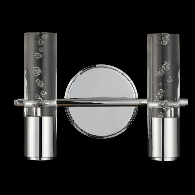 Bolha Minimalist Modern Bubble Acrylic/Iron Integrated LED Vanity Light - JONATHAN Y