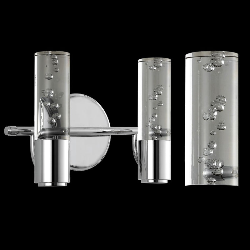 Bolha Minimalist Modern Bubble Acrylic/Iron Integrated LED Vanity Light - JONATHAN Y