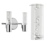Bolha Minimalist Modern Bubble Acrylic/Iron Integrated LED Vanity Light - JONATHAN Y